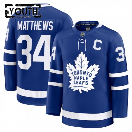Dresovi Toronto Maple Leafs 2024-25 Fanatics Premium Auston Matthews Domaći Plava - Dječji